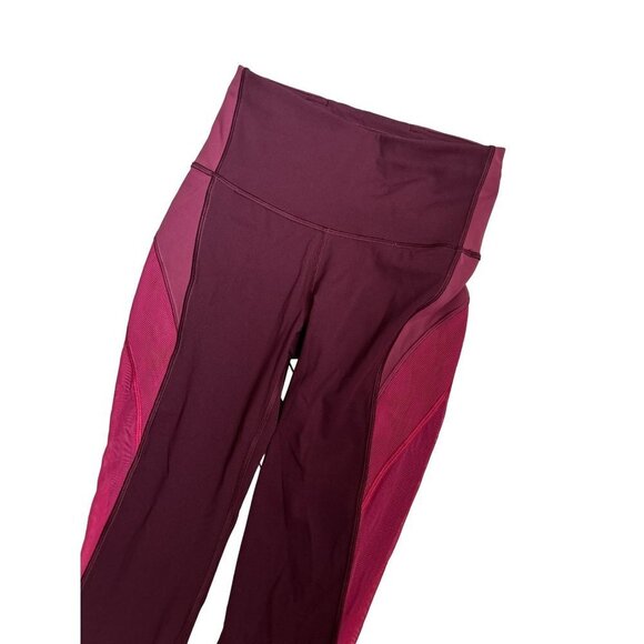 Lululemon Size 4 Leggings Mesh Shaping Yoga performance - Picture 12 of 12